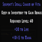 Serpent's Small Charm of Vita +20 Life +10-15 Mana