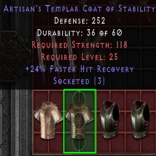 Artisan's Templar Coat of Stability