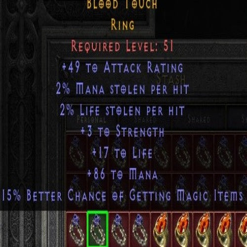 Buy D2R Blood Touch | Diablo 2 Resurrected (D2R) Item Shop - D2RGEAR