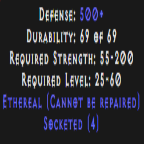 Buy D2R Armor Ethereal 4 Sockets (Random) | Diablo 2 Resurrected (D2R ...
