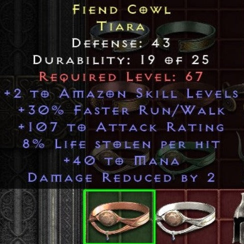 Fiend Cowl 2 AS 30 FRW 107 AR 8 LS 40 MANA DRby2