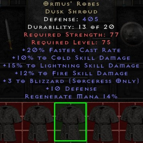 Ormus' Robes - Blizzard 2