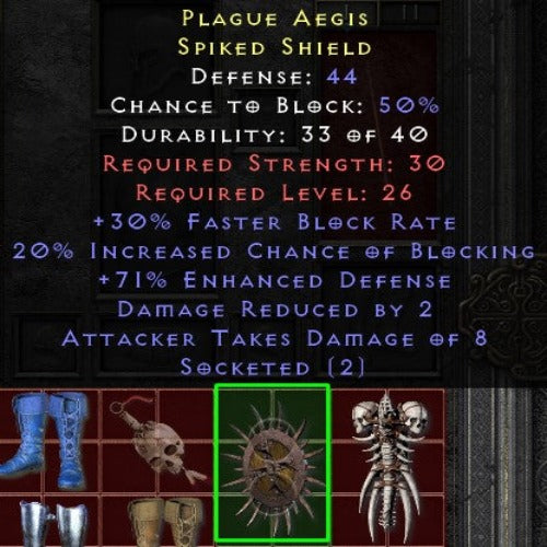 Buy D2R Plague Aegis | Diablo 2 Resurrected (D2R) Item Shop - D2RGEAR