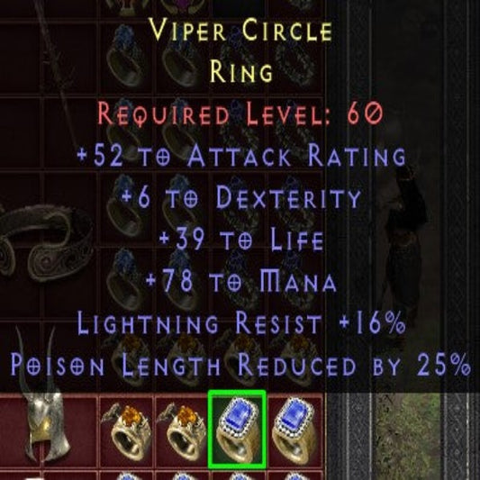 Viper Circle 52 R 6 DEX 39 LIFE 78 MANA 16 LR PLRby25