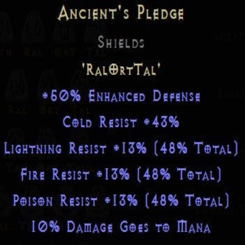 Regional Rune Pack Buy D2R Rune Packs | Shields | Diablo 2 Resurrected (D2R) Item Shop ...