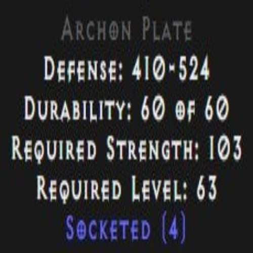 Archon Plate 3 Sockets