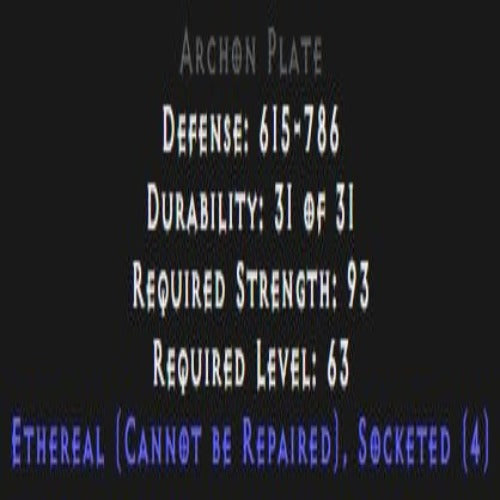 Archon Plate Ethereal 4 Sockets