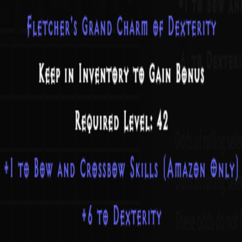 Amazon Bow & Crossbow Skiller +6 Dexterity