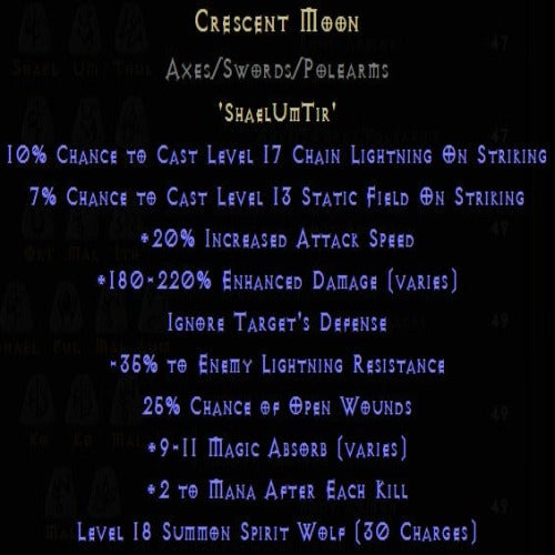Buy D2R Crescent Moon Rune Pack | Diablo 2 Resurrected (D2R) Item Shop ...