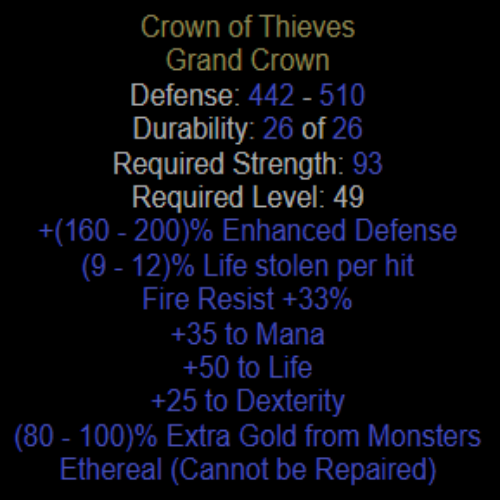 Crown of Thieves Ethereal