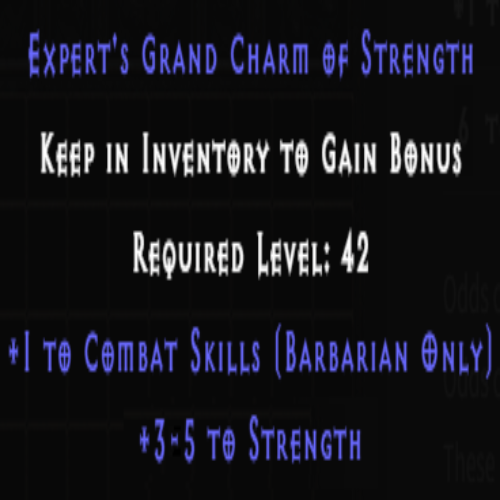 Barbarian Combat Skiller +3-5 Strength