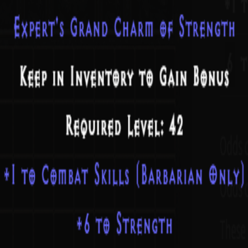 Barbarian Combat Skiller +6 Strength