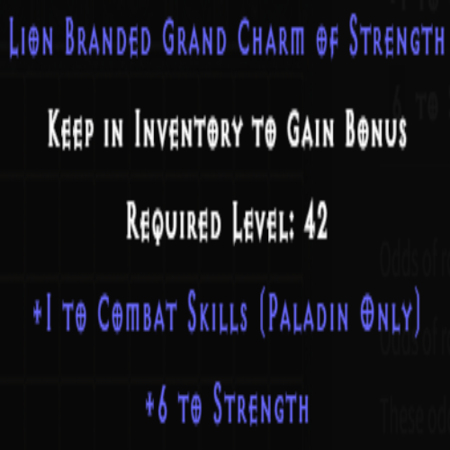 Paladin Combat Skiller +6 Strength