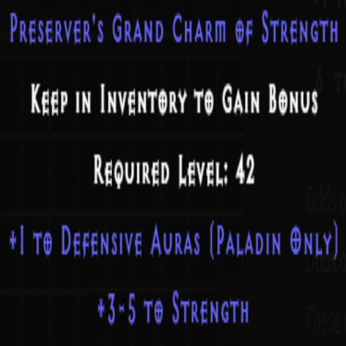 Paladin Defensive Skiller +3-5 Strength