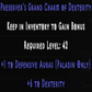 Paladin Defensive Skiller +6 Dexterity