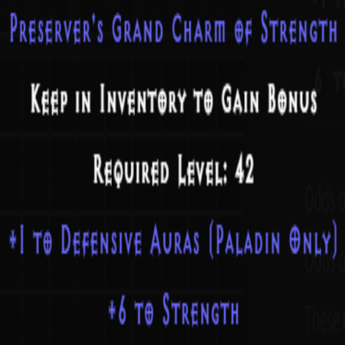 Paladin Defensive Skiller +6 Strength