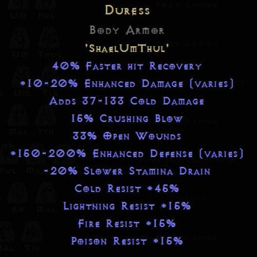 Duress Rune Pack