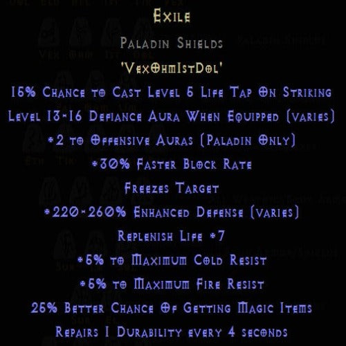 Exile Rune Pack