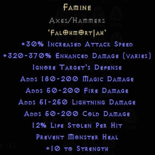 Famine Rune Pack
