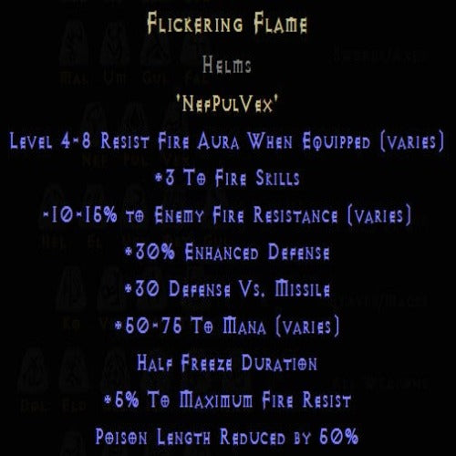 Flickering Flame Rune Pack