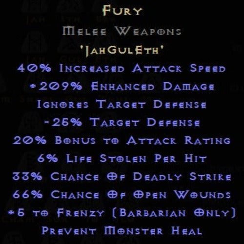 Buy D2R Fury Rune Pack | Diablo 2 Resurrected (D2R) Item Shop - D2RGEAR