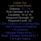 Goblin Toe +60% Enhanced Defense