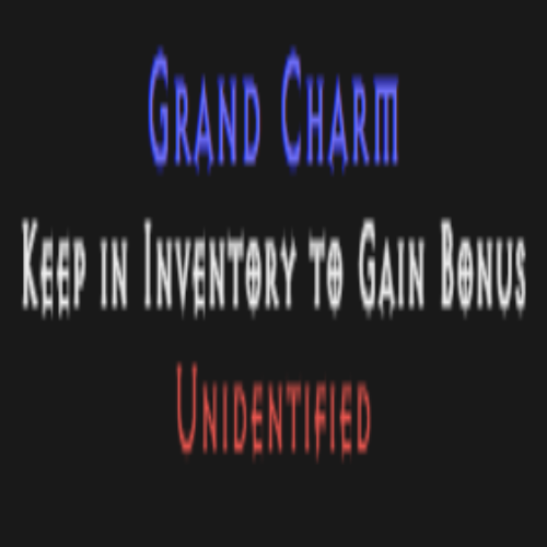 10 - Unidentified Grand Charms (Hell Found)
