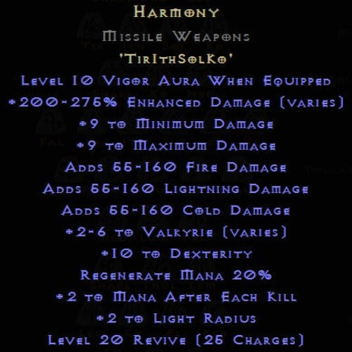 Harmony Rune Pack