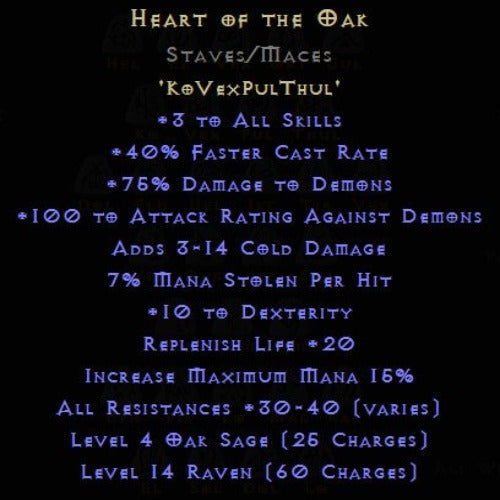 Heart of the Oak Rune Pack