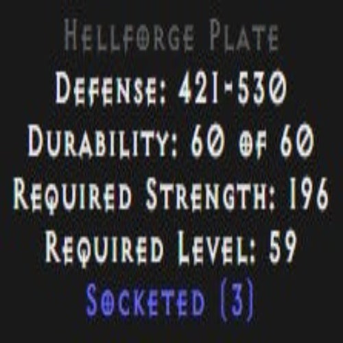 Hellforge Plate 3 Sockets