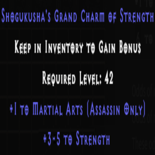 Assassin Martial Arts Skiller +3-5 Strength