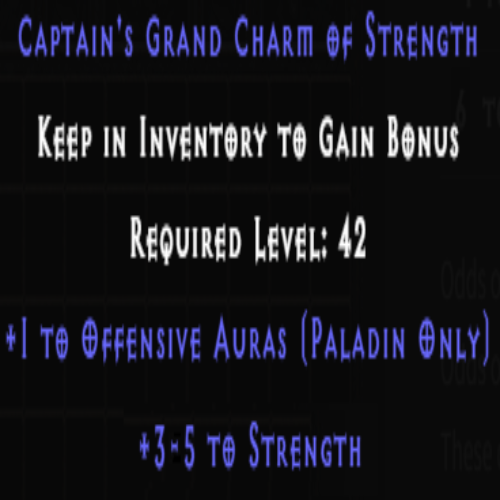 Paladin Offensive Skiller +3-5 Strength