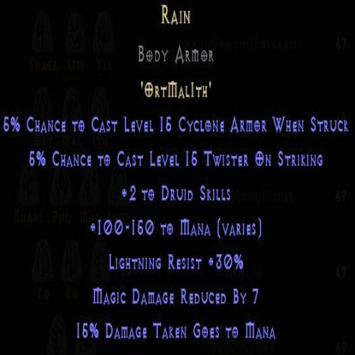 Rain Rune Pack