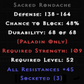 Sacred Rondache 3 Sockets 45 All Res