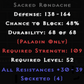 Sacred Rondache 4 Sockets 30-39 All Res