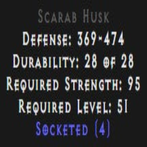 Scarab Husk 4 Sockets
