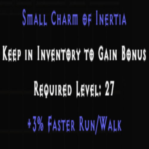 Small Charm of Inertia +3% Faster Run/Walk (Quantity: 10)