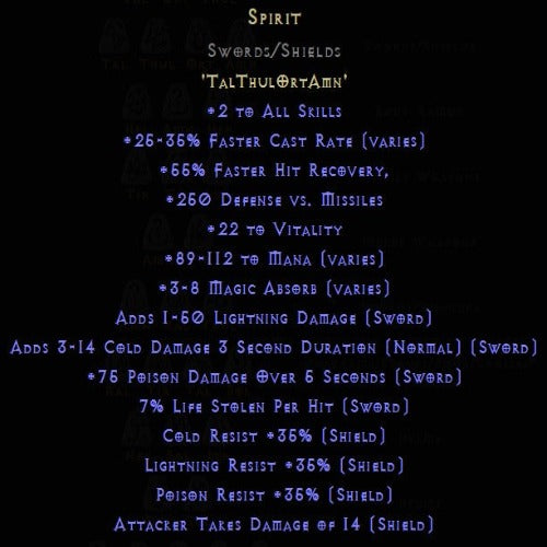 Buy D2R Spirit Rune Pack | Diablo 2 Resurrected (D2R) Item Shop - D2RGEAR
