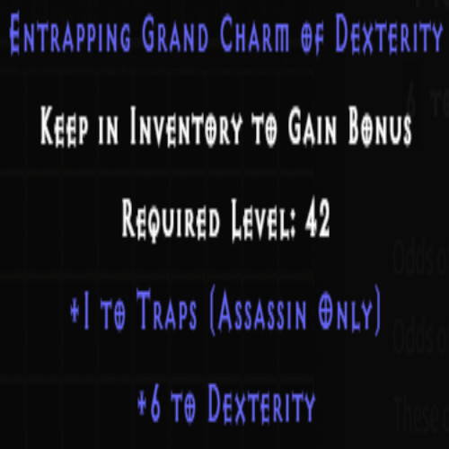 Assassin Traps Skiller +6 Dexterity