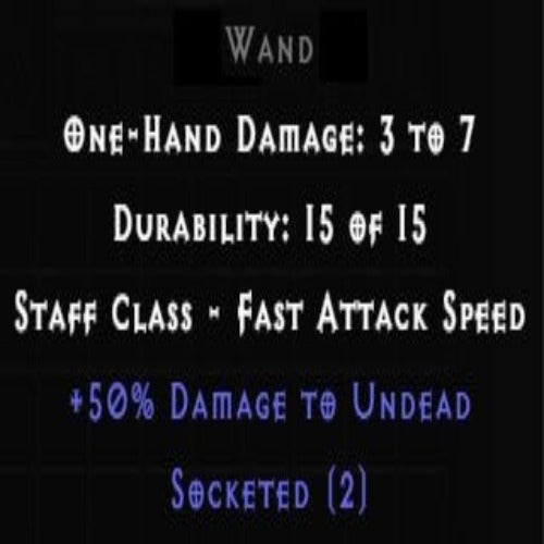 Buy D2R Wand 2 Sockets | Diablo 2 Resurrected (D2R) Item Shop - D2RGEAR