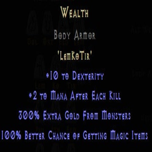 Buy D2R Wealth Rune Pack | Diablo 2 Resurrected (D2R) Item Shop - D2RGEAR