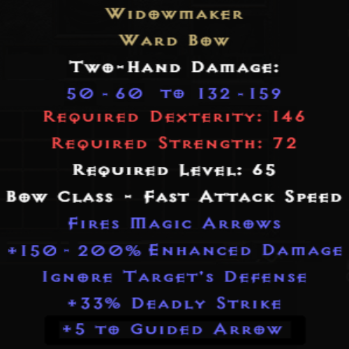 D2 Guide Arrow Buy D2R Widowmaker +5 Guided Arrow | Diablo 2 Resurrected (D2R) Item ...
