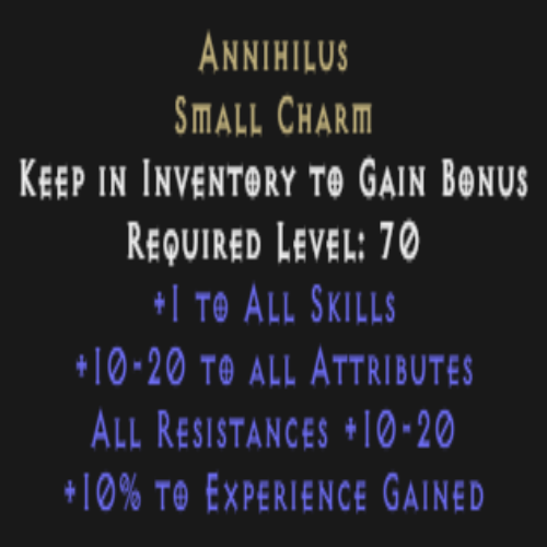 Buy D2R Annihilus Identified Diablo 2 Resurrected (D2R) Item Shop
