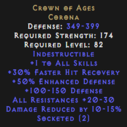 Crown of Ages 2 Sockets Description