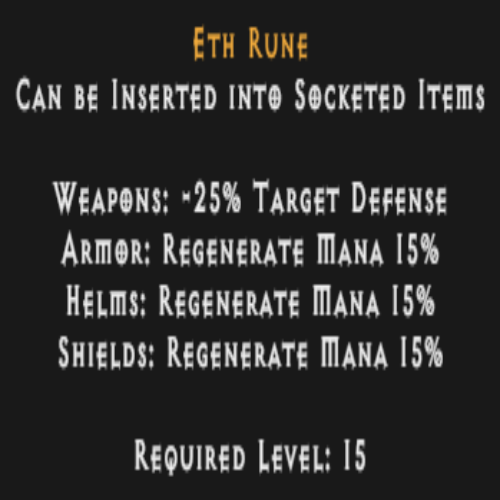 Buy D2R Eth Rune Diablo 2 Resurrected (D2R) Item Shop D2RGEAR
