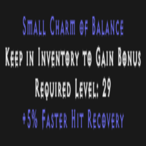Small Charm of Balance +5% Faster Hit Recovery