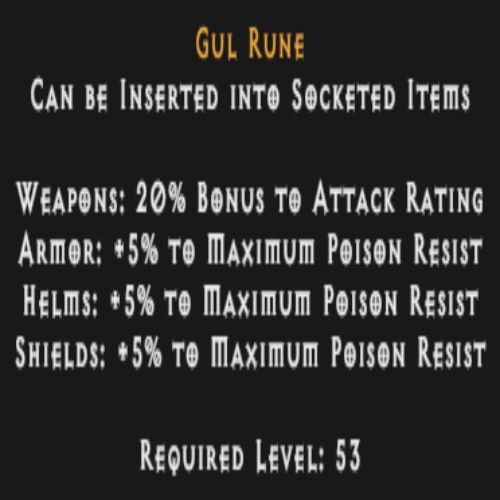 Gul Rune Description