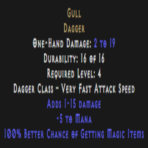Gull Dagger Description