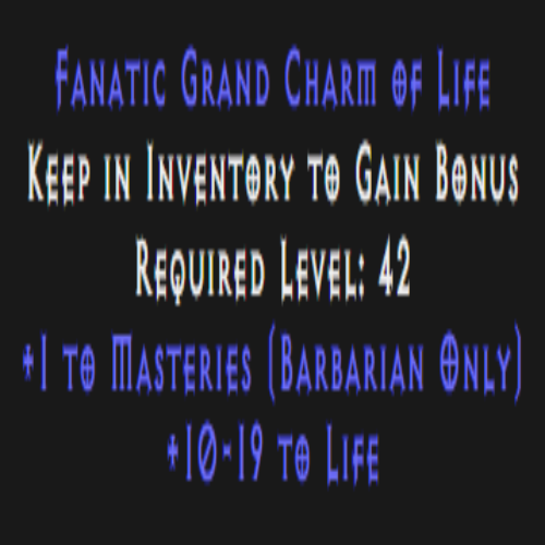 Barbarian Masteries Skiller 10-19 Life Description