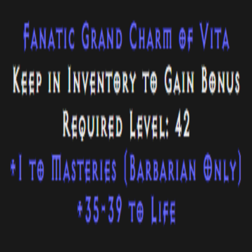 Barbarian Masteries Skiller 35-39 Life Description